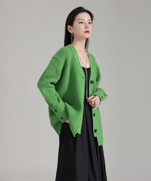 Rib Knit Cardigan